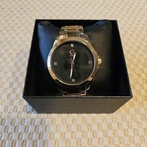 GBG Men's Black and Gold Watch